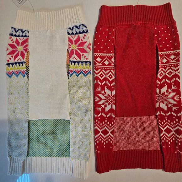 2 Holiday Lane Family Sweaters for your Dog Size Large - Picture 2 of 10